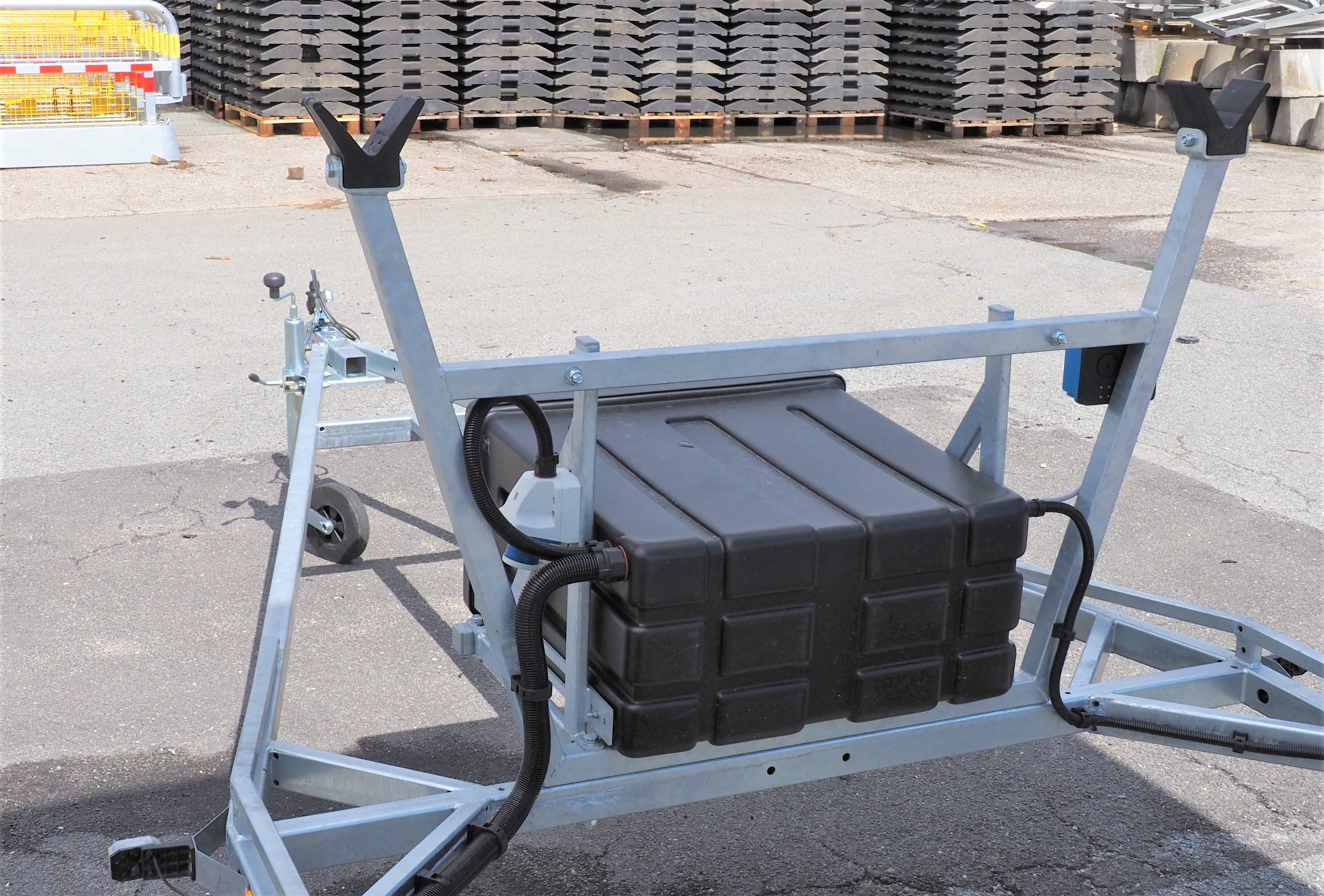 Anti-theft secured battery and remote control compartment